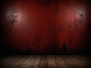 A chilling and ominous red wall backdrop perfect for Halloween and horror themes, featuring ample space for text.