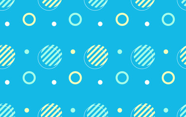 Retro pop patterns. green background