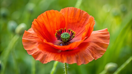 red poppy flower