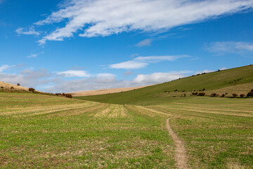 A rural Sussex landscape on a sunny September day