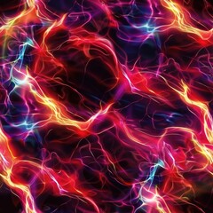 Obraz premium Close up of vibrant light streaks background, perfect for design projects