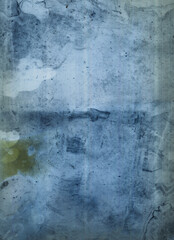 Old film. Dust scratch. Blue white color grain effect noise texture vintage distorted scan dirty messy stained surface grunge abstract background. - 779137463
