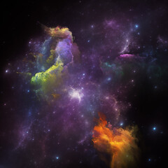 Colorful Nebulous Space - 779139059