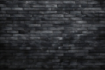 black texture with brick wall for background website or brickwork for design Generative AI