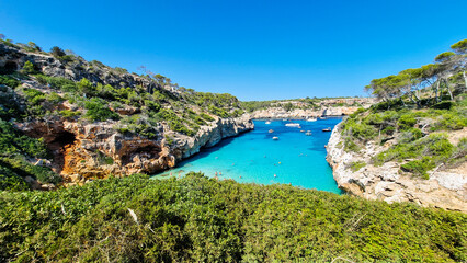 Obraz premium Incredibly beautiful beach of the Mediterranean, Cala des Moro, Mallorca