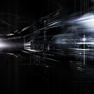 Abstract futuristic technology background