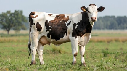 This photo shows a half-blood dairy cow known as a Girolando.