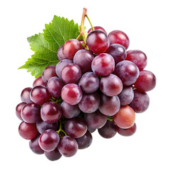 Fototapeta premium Grape fruits isolated on transparent background