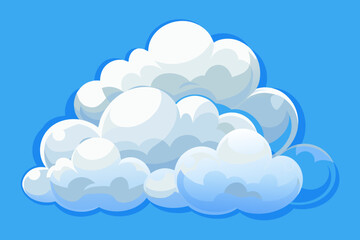 Obraz premium clouds vector 