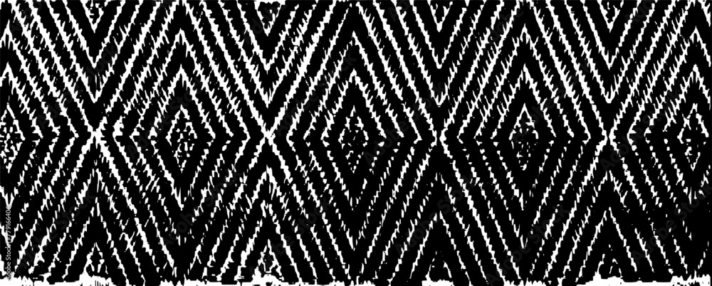 Poster rough texture. broken plaster wall effect. grunge worn damask pattern design. distressed fabric text