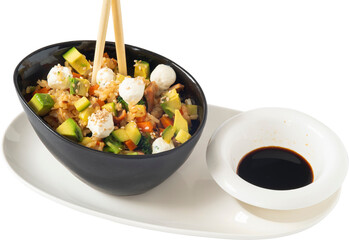 alimento, ensalada, verduras, verduras, comida, china