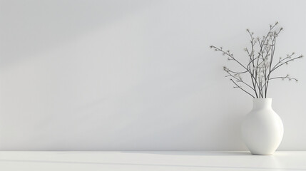Minimalist Serenity: Finding Elegance in a White Room