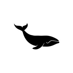 simple whale outline