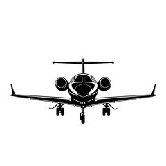 Small private jet plane - obrazy, fototapety, plakaty