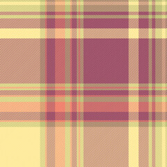 Plaid texture seamless of vector fabric tartan with a check pattern background textile.
