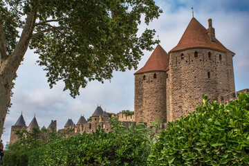 Architecture of the Citadel in the town of Carcassonne in the south of France
- 779179047