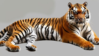 tiger in the wild - obrazy, fototapety, plakaty
