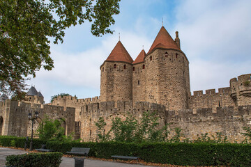Architecture of the Citadel in the town of Carcassonne in the south of France
- 779179086