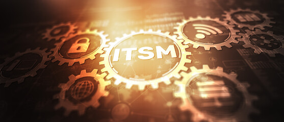 ITSM. IT Service Management. Concept for information technology service management
