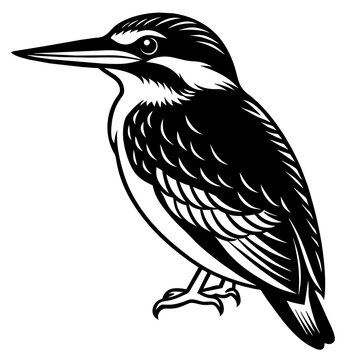 recommend clip art: kingfisher silhouette vector illustration svg file