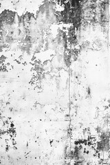 Fototapeta premium A black and white photo of a weathered wall. Suitable for backgrounds or texture images