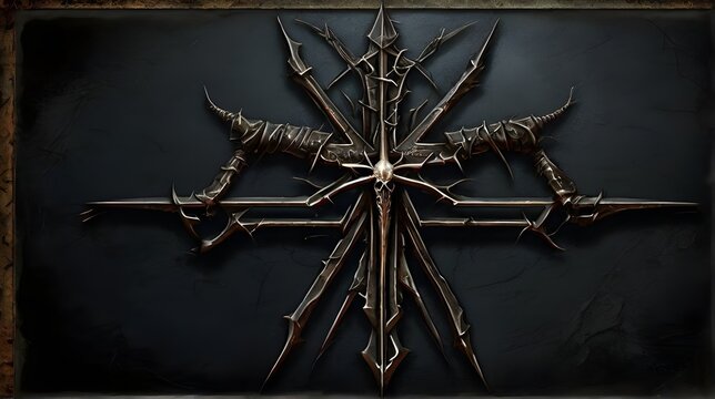 Shadowed Icon: Sinister Skull Symbol