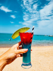 cocktail on the beach