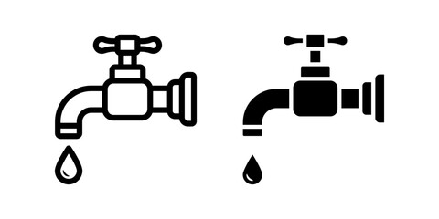 Water Tap icon. flat illustration of  vector icon for web