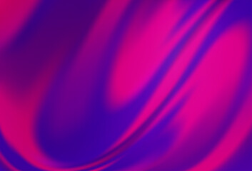 Fototapeta premium Light Purple vector blurred shine abstract background.