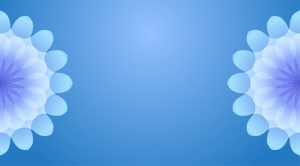 transparent flower abstract background