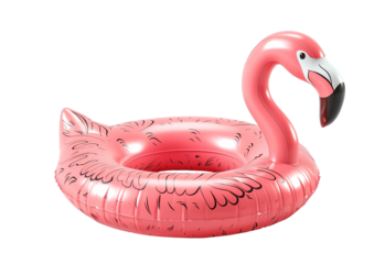 Beach inflatable pink flamingo ring