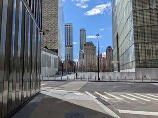 Buildings and Sky in downtown New York City - April 2024