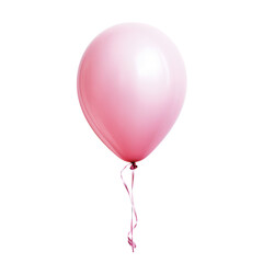 Pink Color balloon. Birthday balloon. Party Balloon. isolated on transparent background
