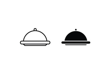 the platter icon, representing serving and presentation of food or items
