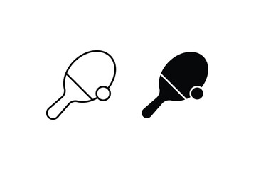 the ping pong icon, representing recreation, fun, and the competitive spirit of table tennis