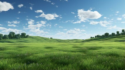an open field full of grass