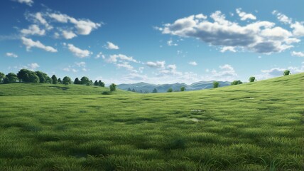 an open field full of grass