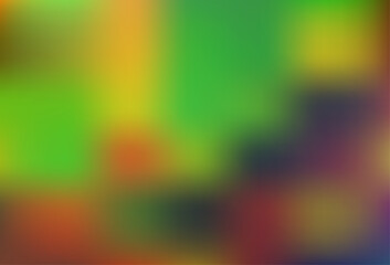 Light Green, Yellow vector abstract blurred background.