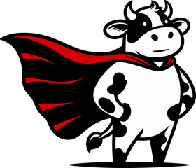 Superhero Cow