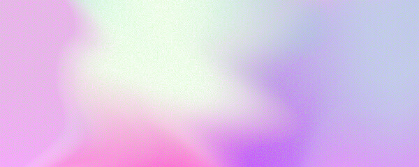Abstract background featuring a holographic blur with a color gradient.Vector grain noise texture, and watercolor blend.Neon iridescent colors creating a smooth gradation effect.