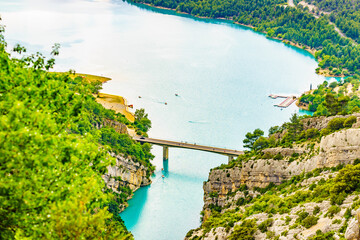 Lake Sainte Croix in Verdon Gorge, France