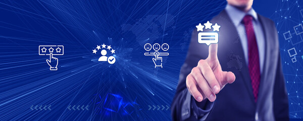 The concept of customer satisfaction has been highly rated by businessmen, with a 5-star rating on an online application, indicating good quality.