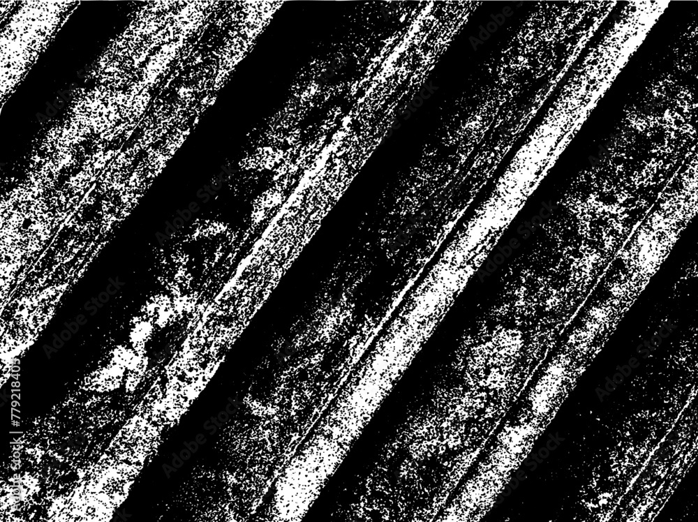 Aufkleber grunge line distress vector effect. black and white overlay background. old grain texture for rustic