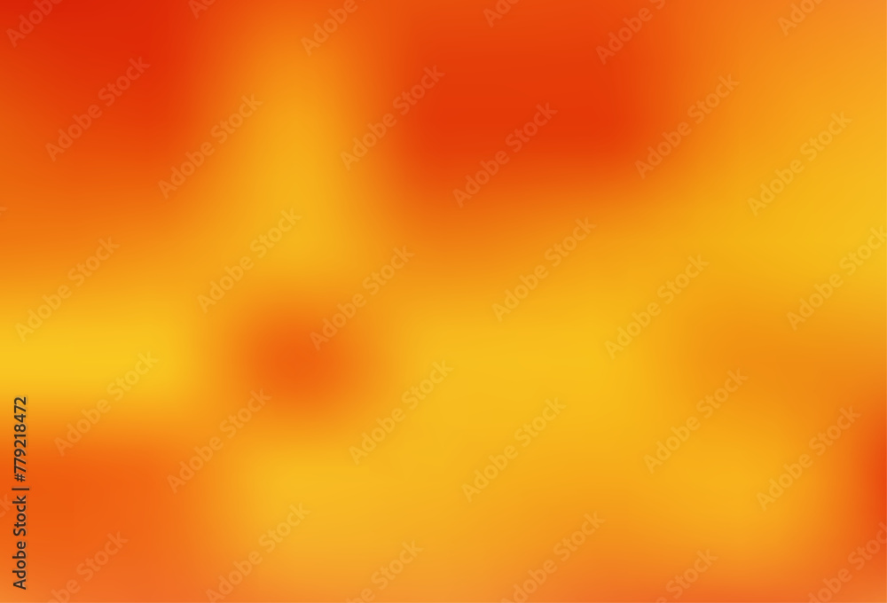 Poster light orange vector modern bokeh pattern.