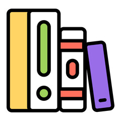 Perfect design icon of binders

