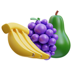 Fruits 3D Illustration