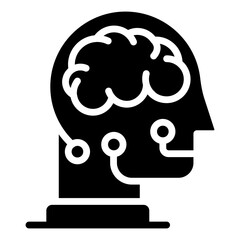 Modern design icon of brain

