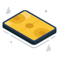 A perfect design icon of hockey pitch

