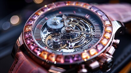 Luxury Watch Close Up on Wrist
