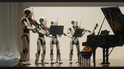 Storm Troopers Playing Musical Instruments - Powered by Adobe